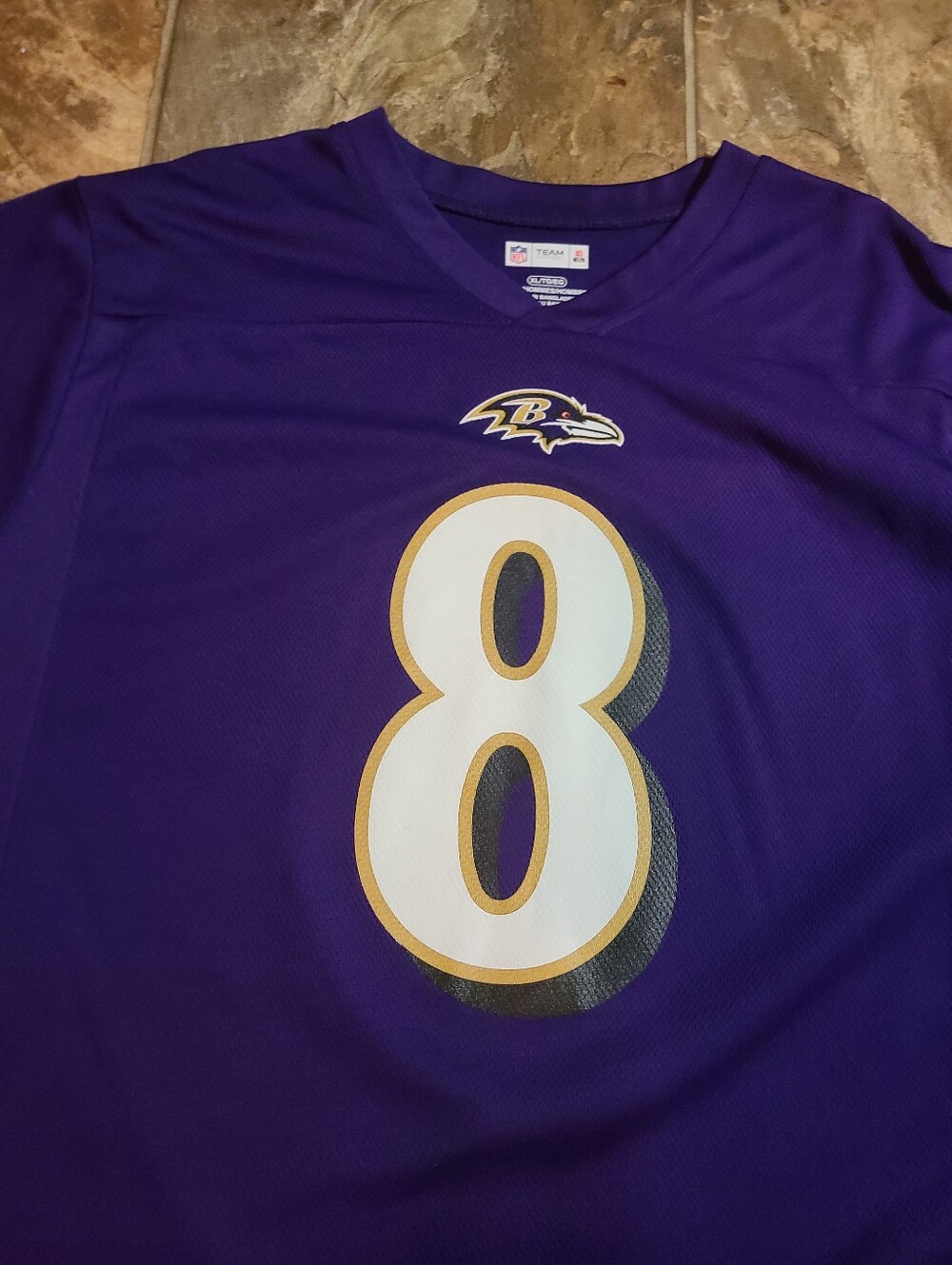 BALTIMORE RAVENS LAMAR JACKSON JERSEY - Picture 6 of 8